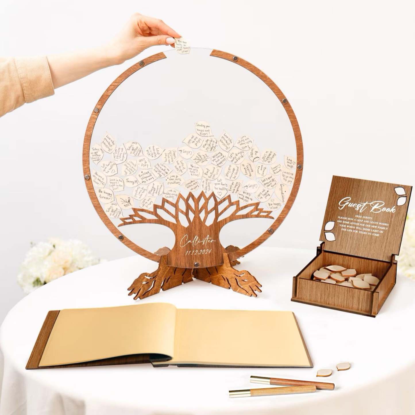 Personalized Family Tree Wedding Guest Book – A Meaningful Alternative for Your Wedding