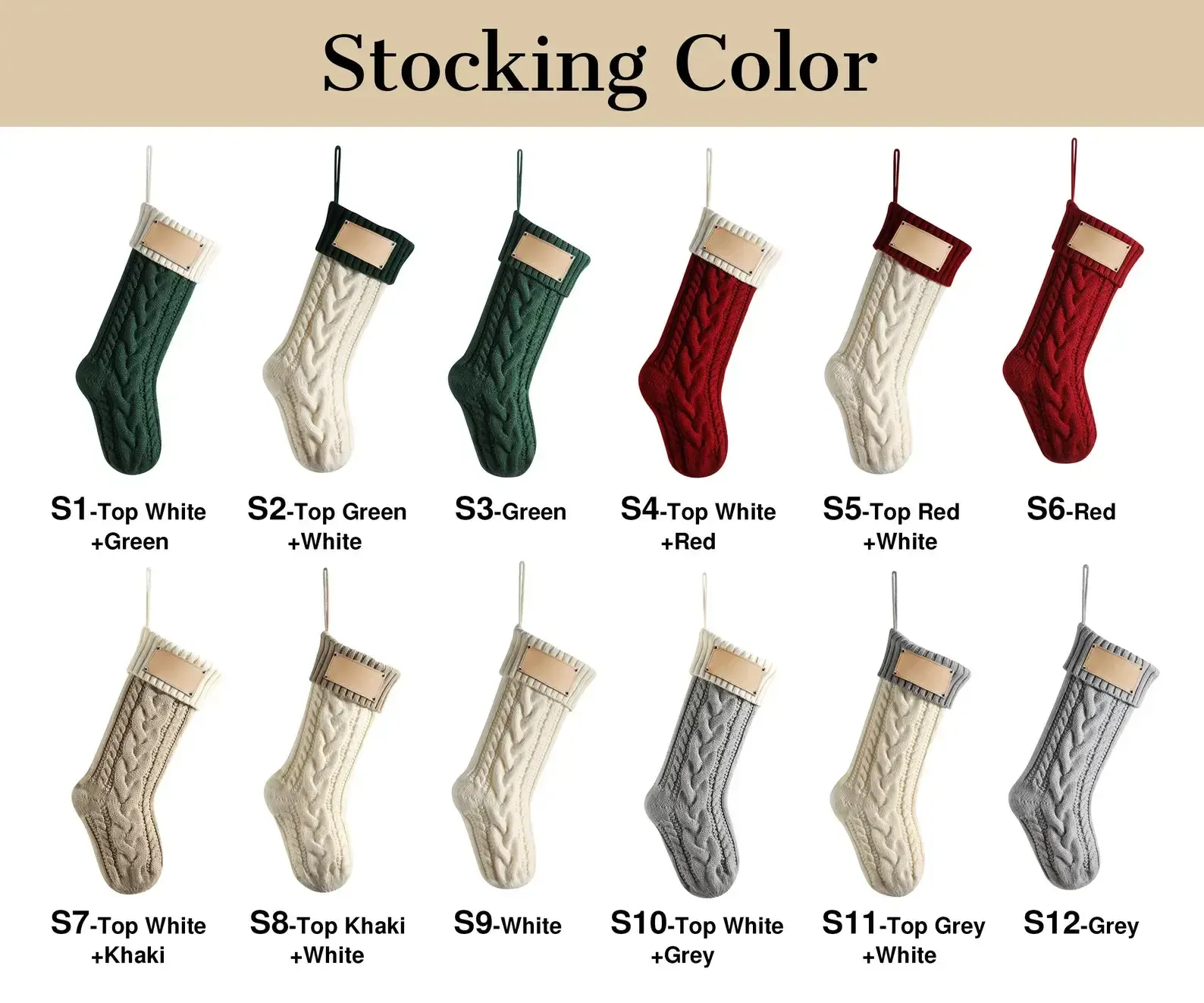 Personalized Farmhouse Holiday Stockings - Perfect Christmas Gift & Decoration