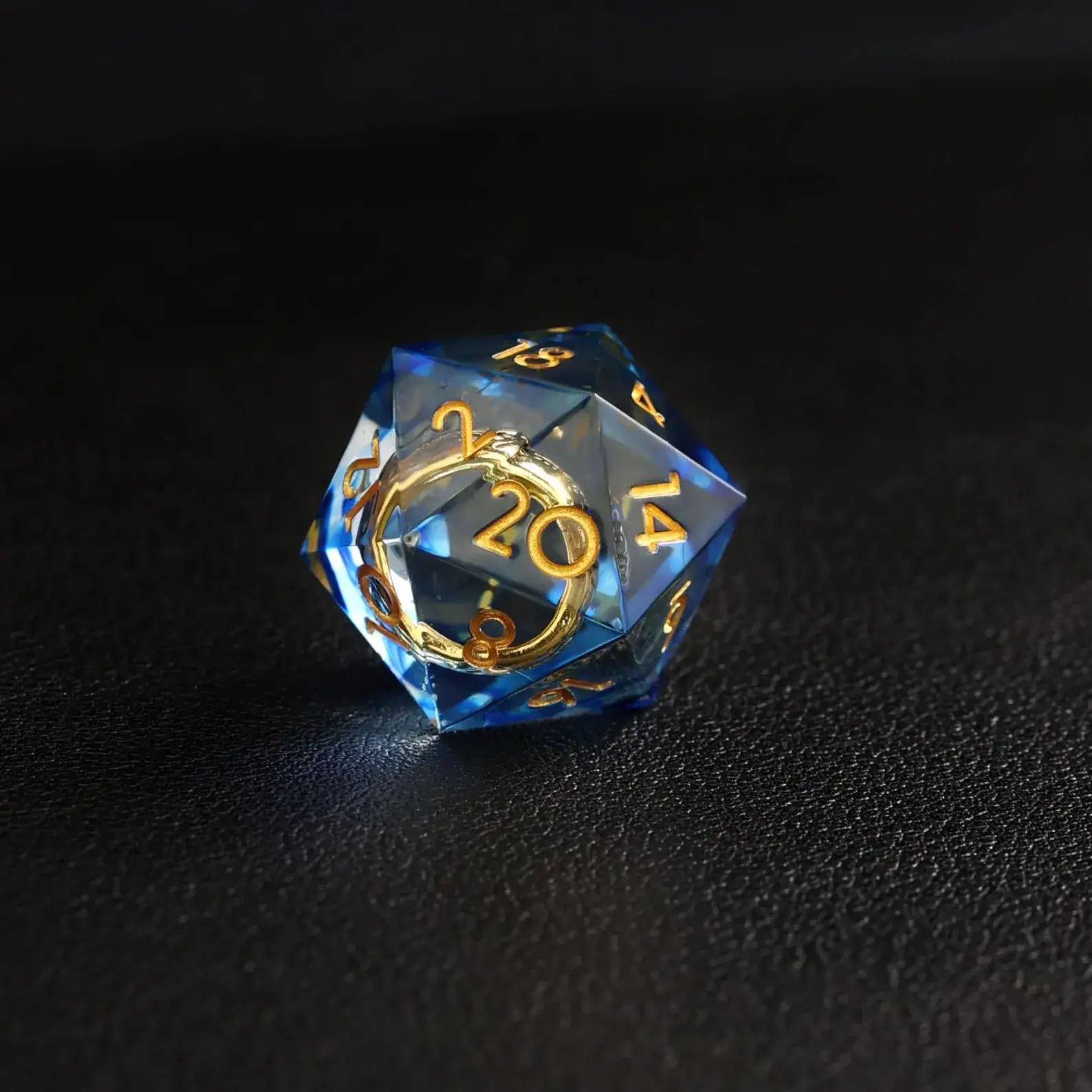 Blue Brass Ring Dice – The Lord of the Rings Dice Set