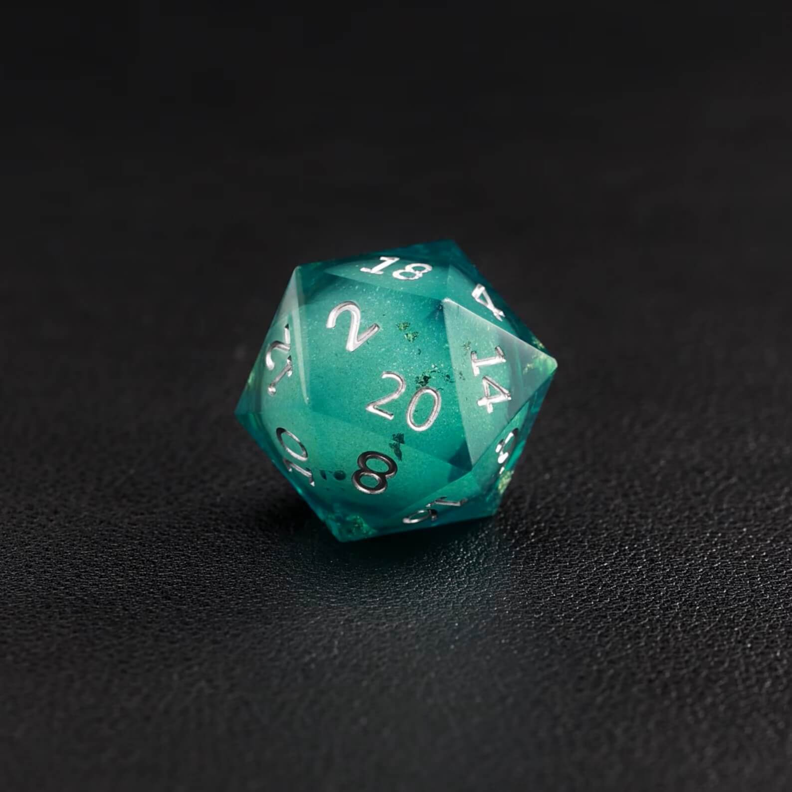 Green Copper Foil Liquid Core Dice