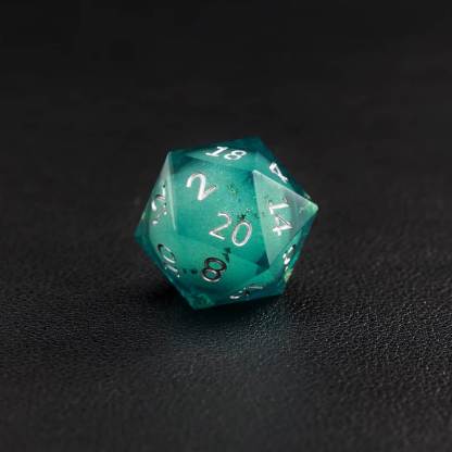 Green Copper Foil Liquid Core Dice