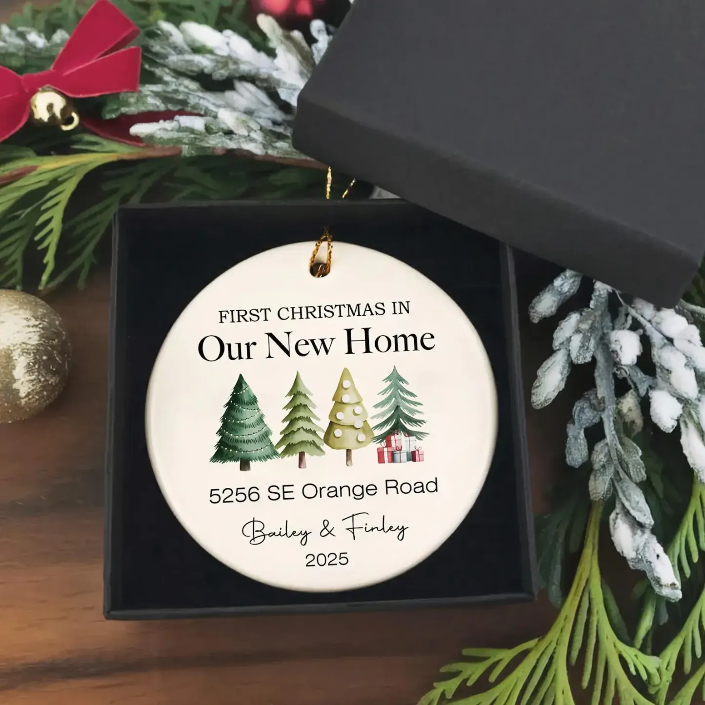 First Christmas in Our New Home Christmas Ornaments