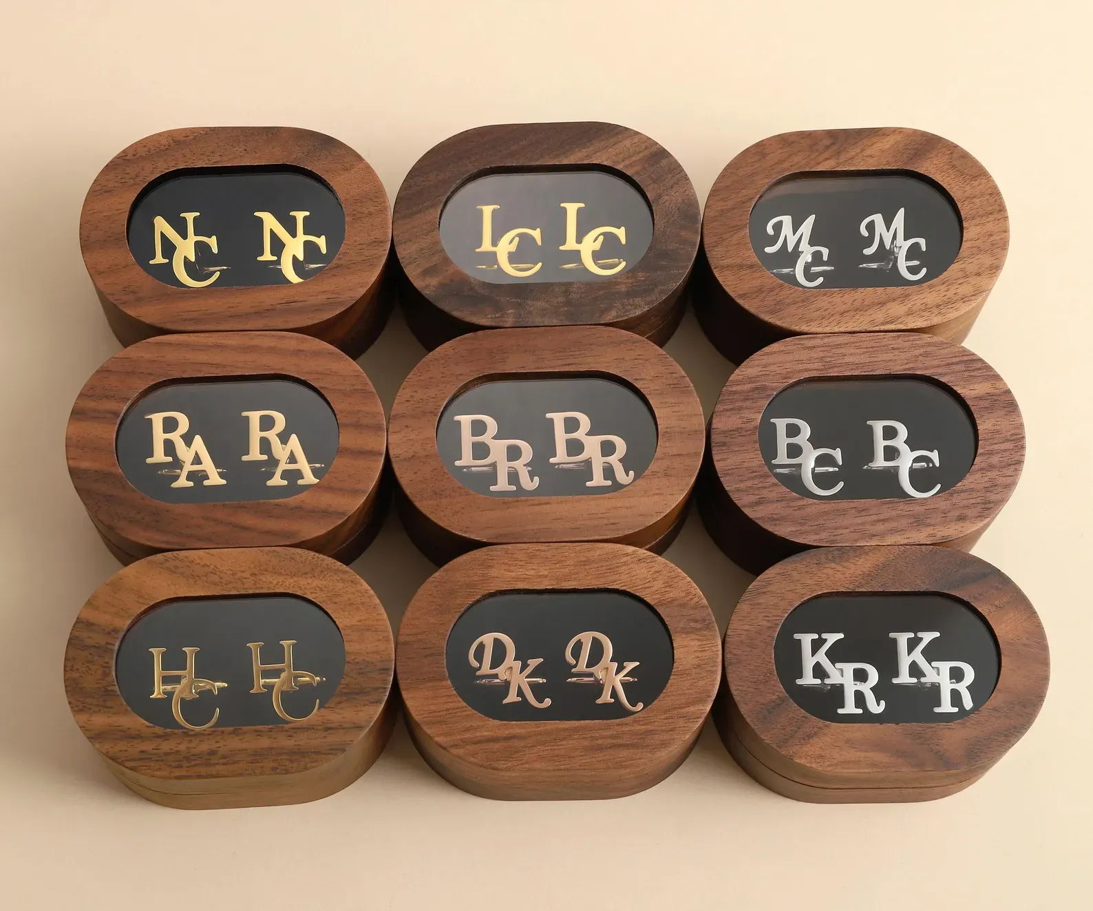 Personalized Cufflinks – Custom Initials, Wedding & Best Man Gifts