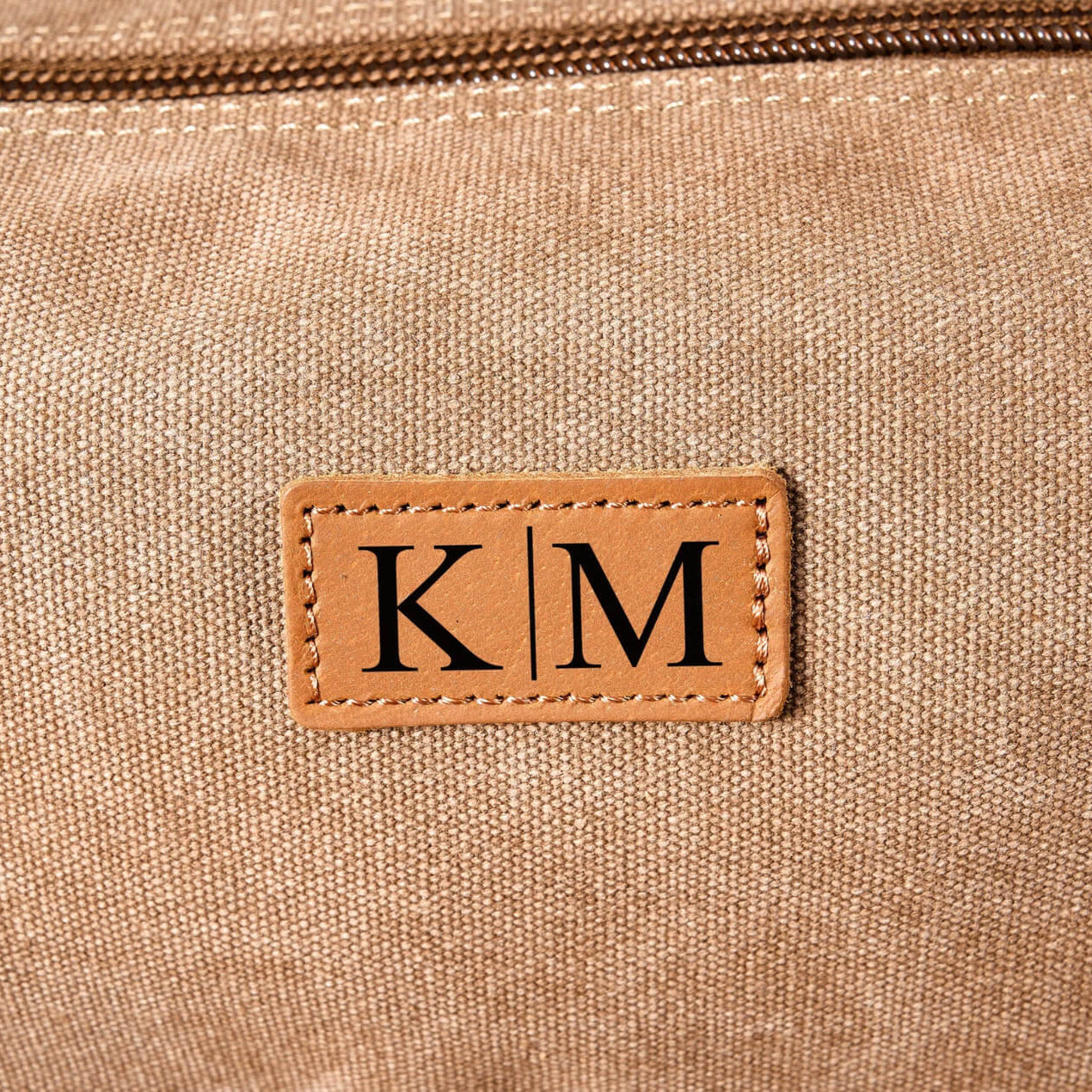 Custom Canvas Men's Toiletry Bag – Personalized Wash Bag with Name