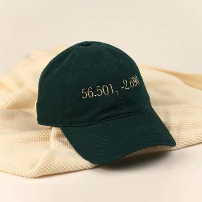 Custom Text Embroidered Hat - Gift For New Dad Mom, Gift For Bride, Bachelorette, Christmas Gift