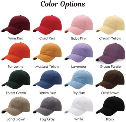 Custom Text Embroidered Hat - Gift For New Dad Mom, Gift For Bride, Bachelorette, Christmas Gift