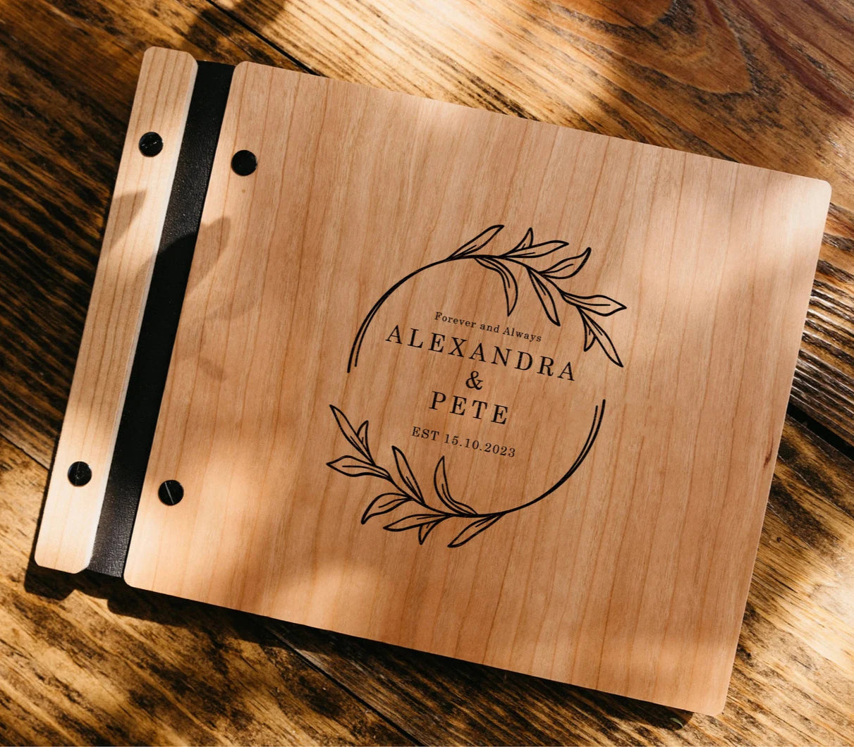 Custom Wedding Guestbook - Forever and Always