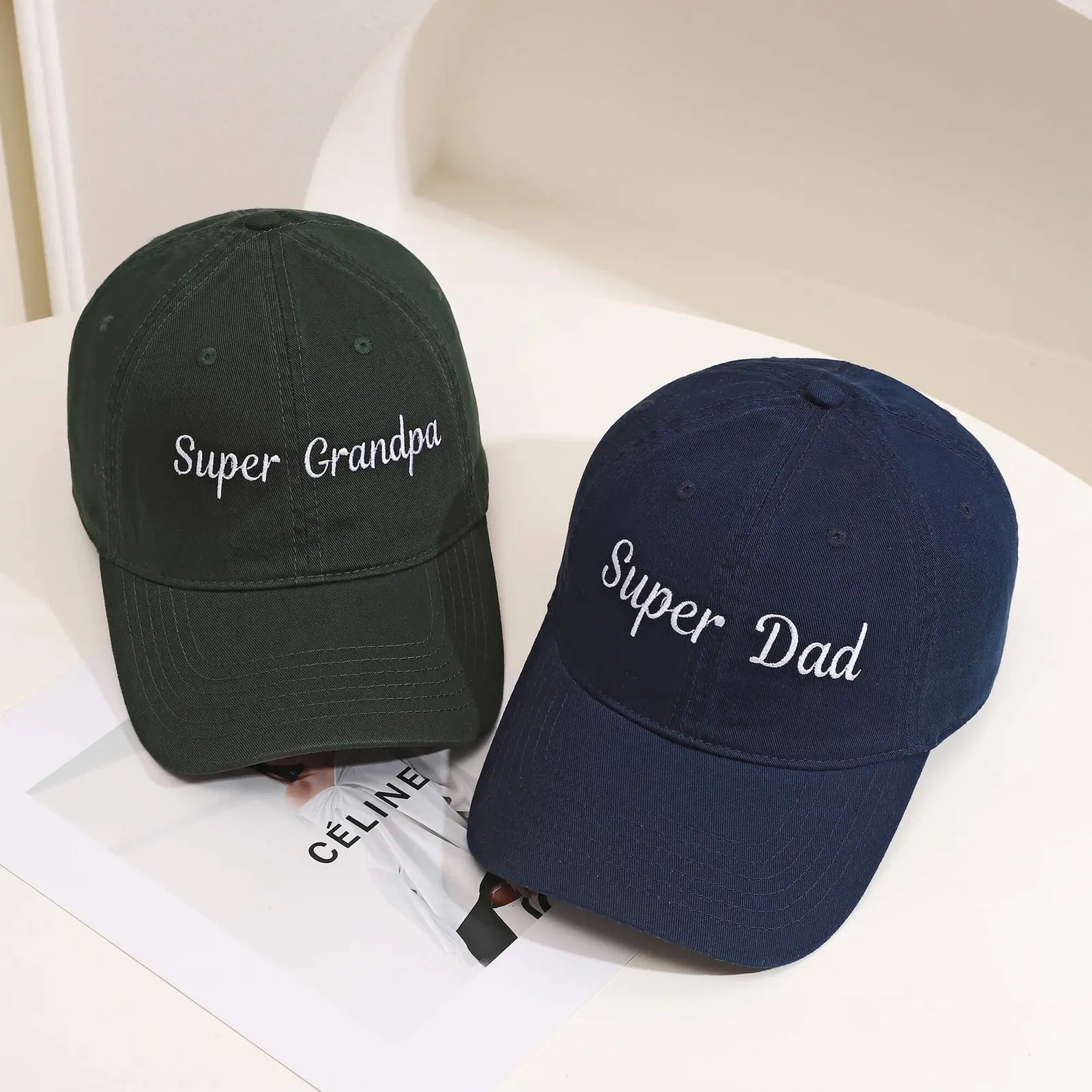 Custom Embroidered Family Caps