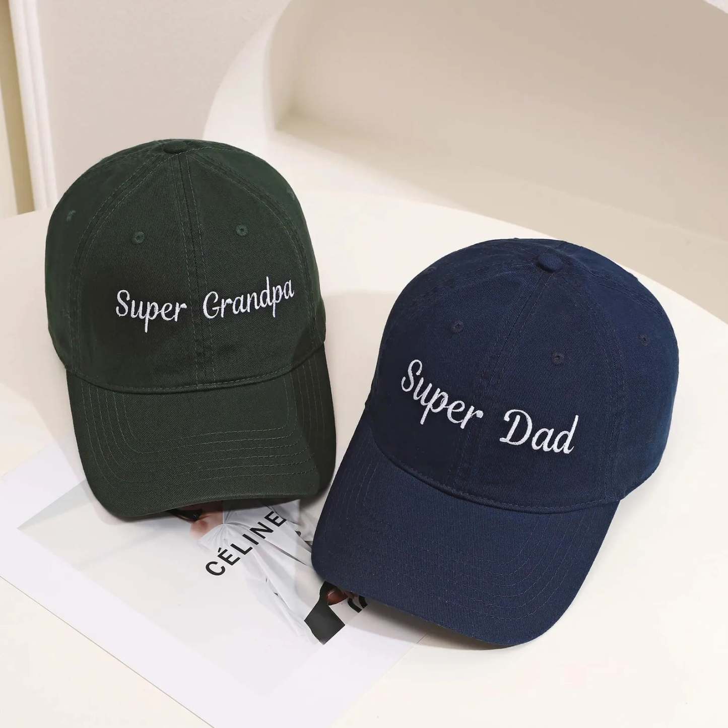 Custom Embroidered Family Caps