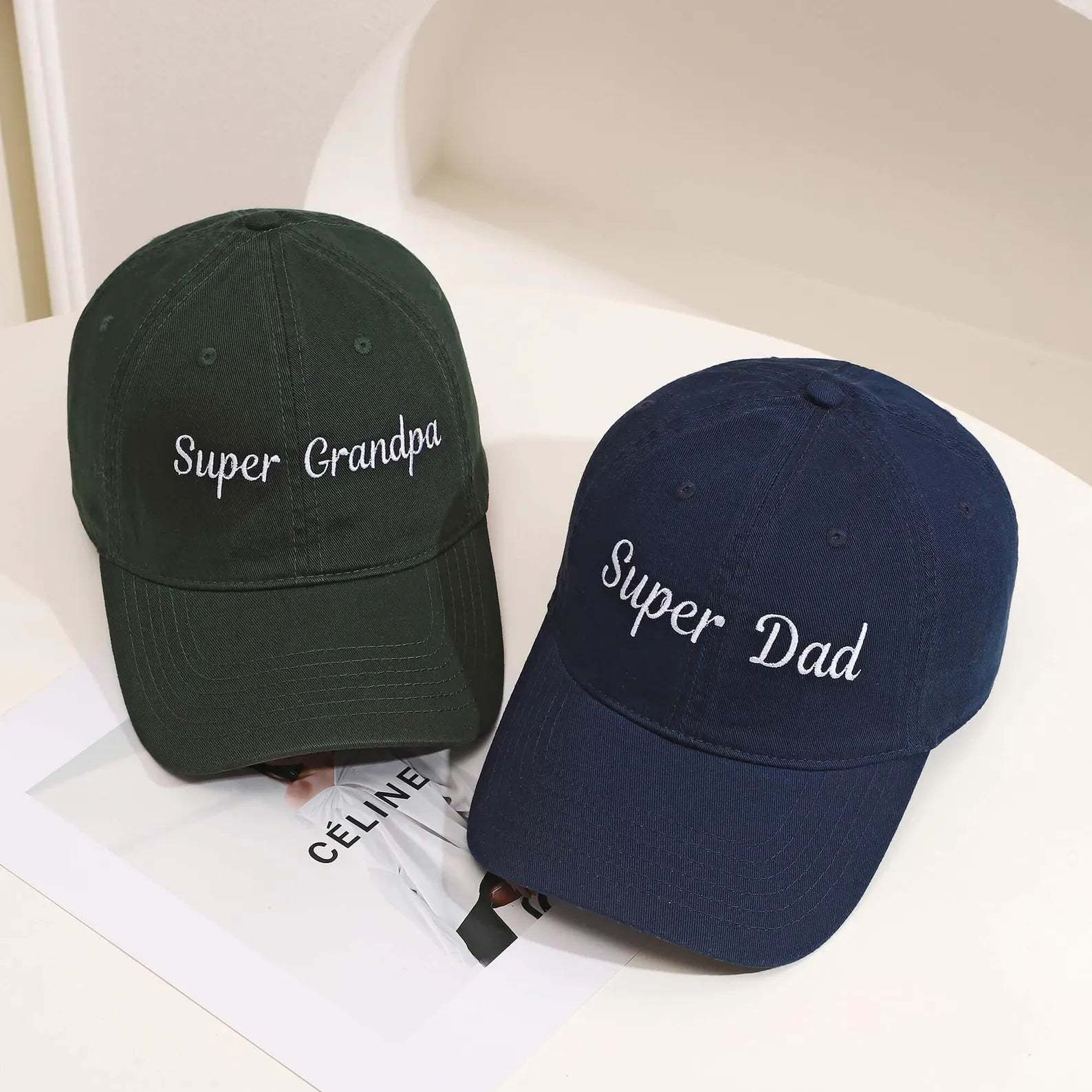 Custom Embroidered Family Caps