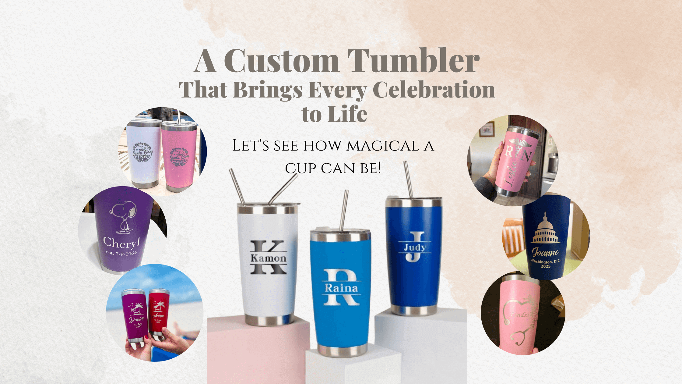 🎁 A Custom Tumbler That Brings Every Celebration to Life