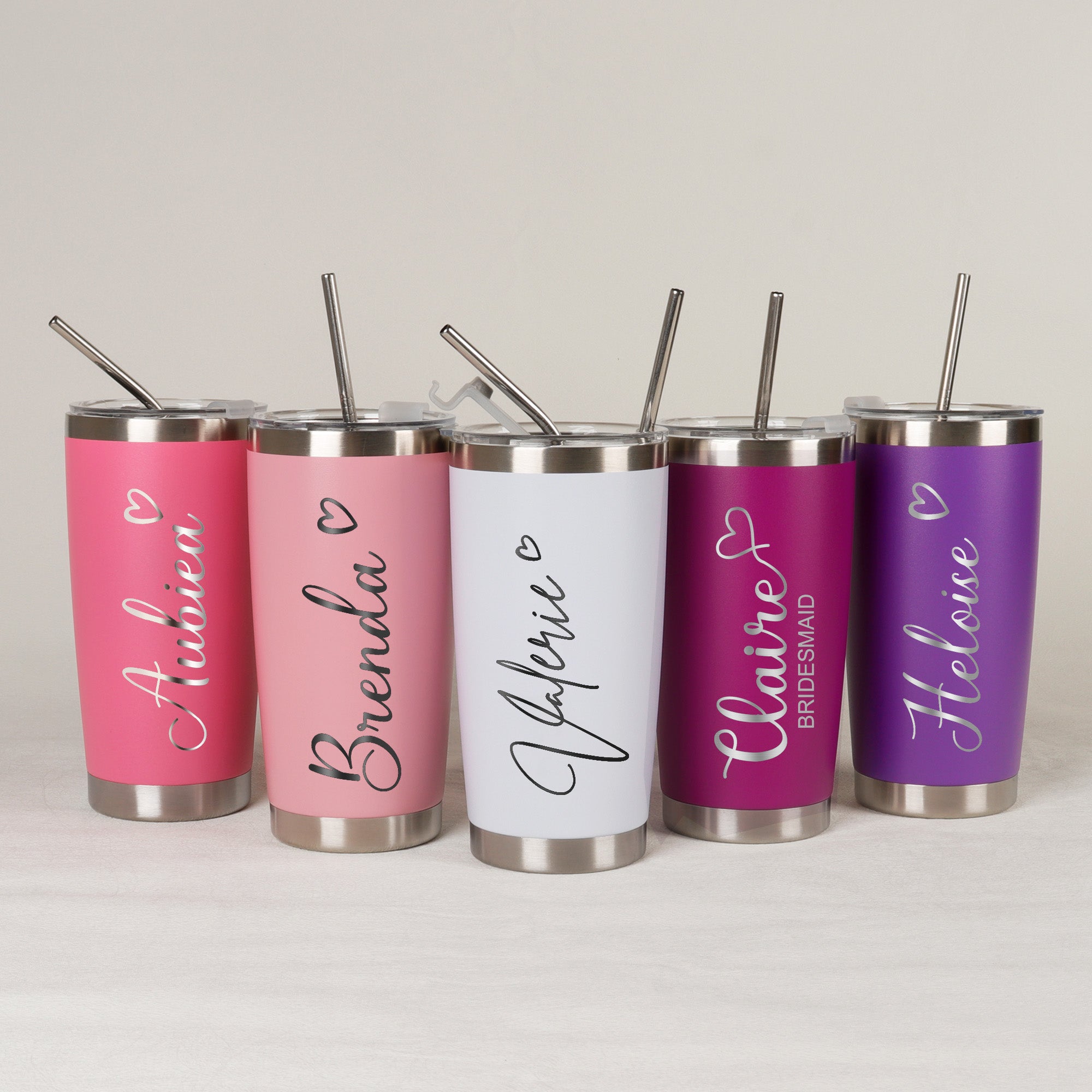 Custom Name Tumbler- Bridesmaid & Birthday Gift, Family Vacation Gift
