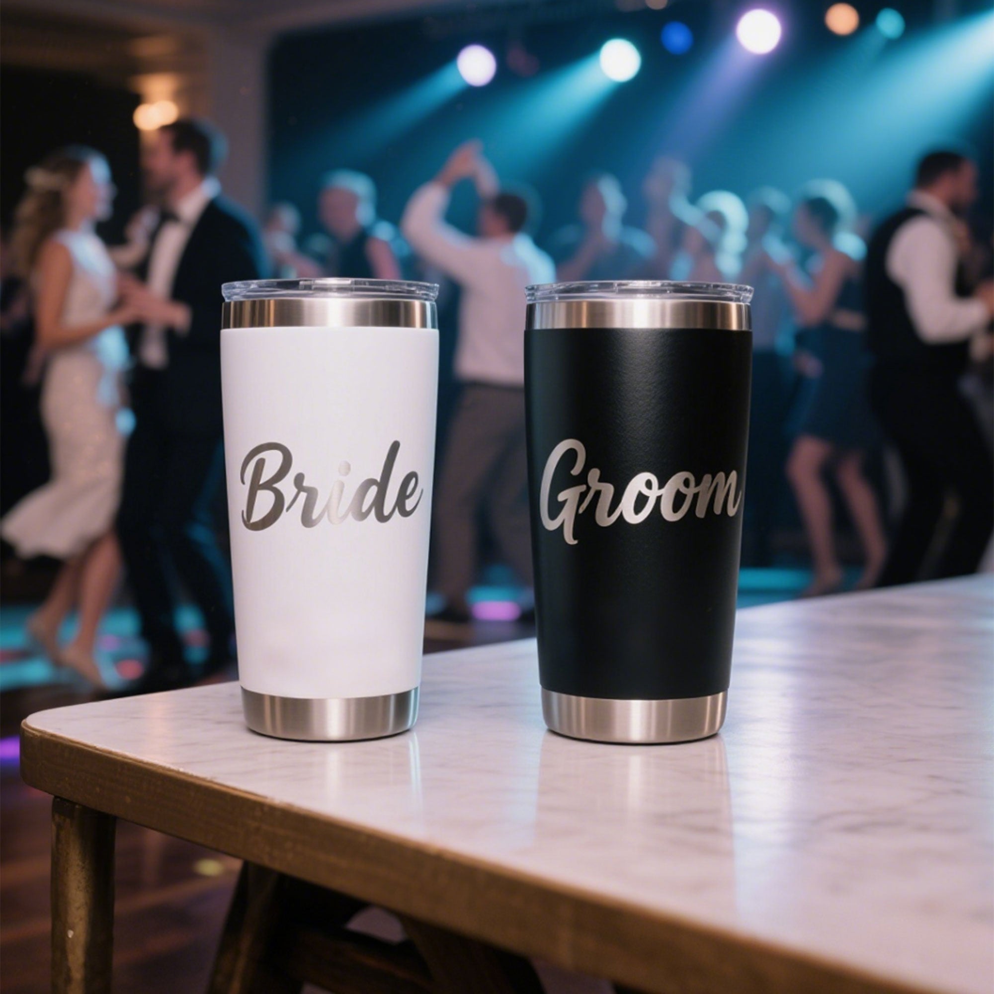 Personalized 20oz Tumbler for Wedding- Wedding Party Favors, Bachelorette & Bridal Shower Gift