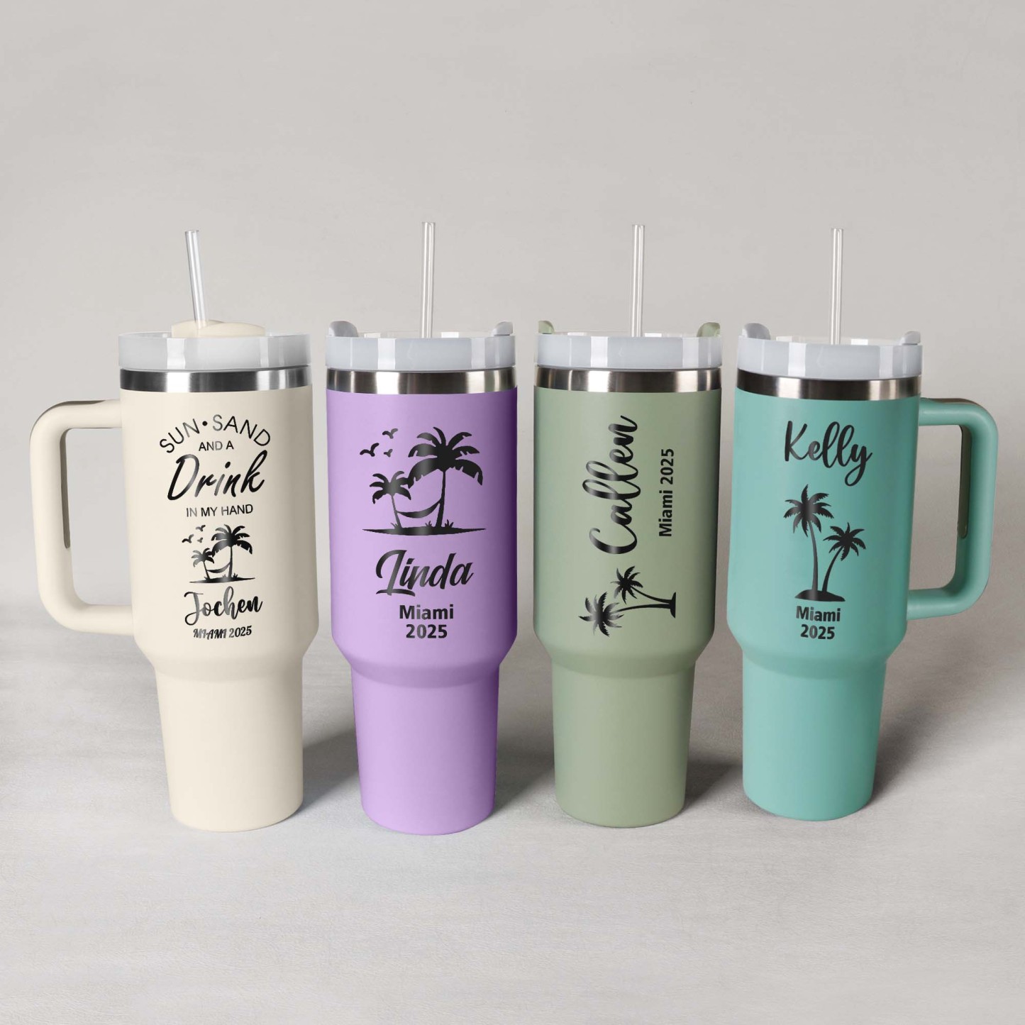 Personalized 40oz Tumbler - Stainless Steel Cups & Girls Weekend Gift
