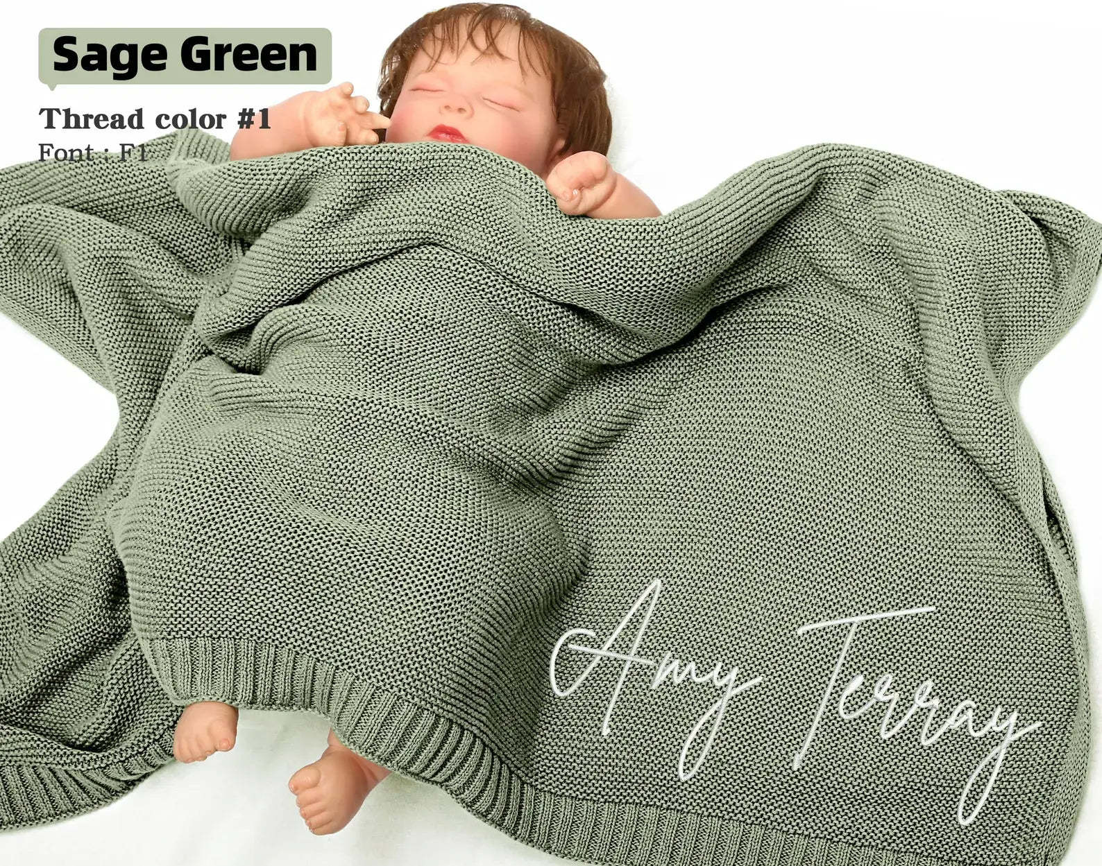 Personalized baby blanket with name - Perfect Gift for Newborns & Toddlers