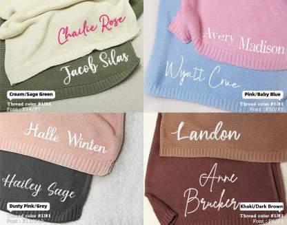 Personalized baby blanket with name - Perfect Gift for Newborns & Toddlers