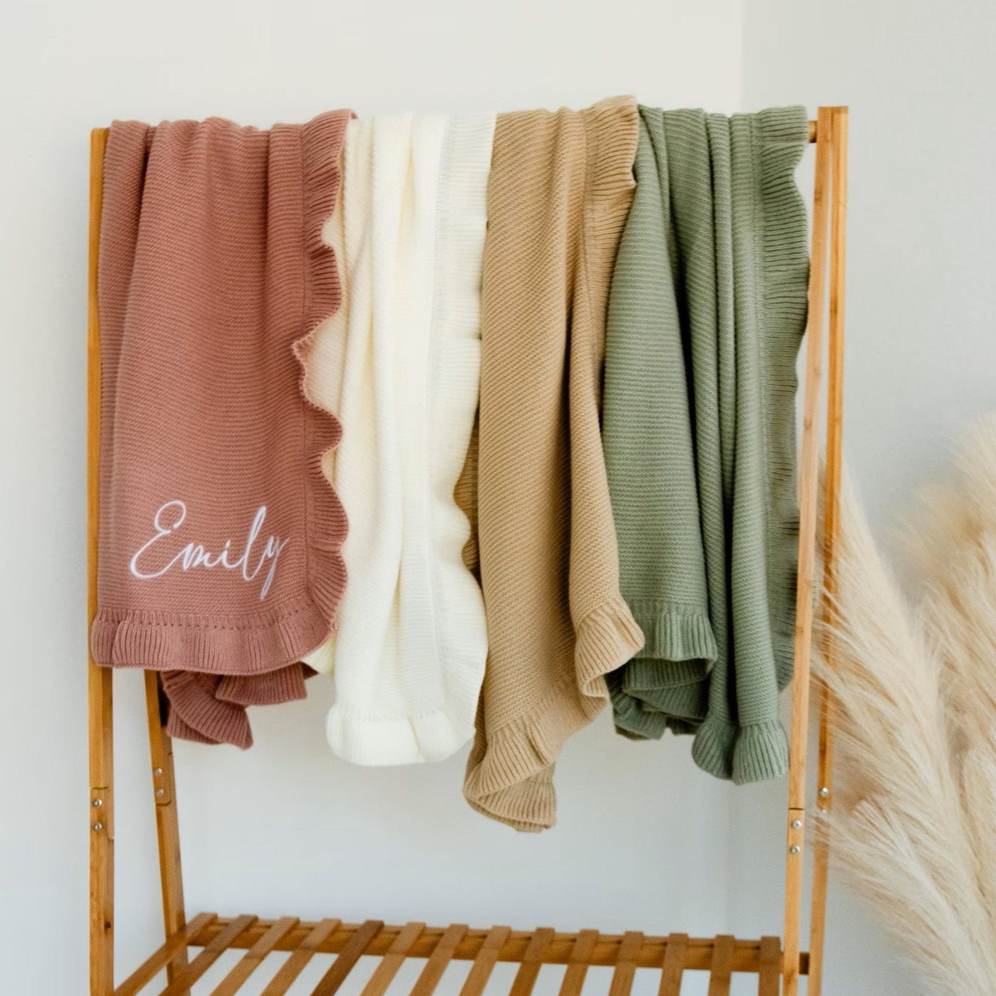 Personalized Baby Blanket – Soft Embroidered, Custom Baby Shower Gift