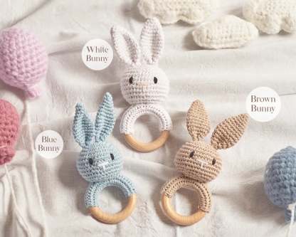 Personalized Baby Rattle – Custom Name Engraved, Newborn Shower Gift