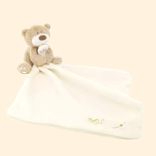 Personalized Bear Embroidered Comfort Towel