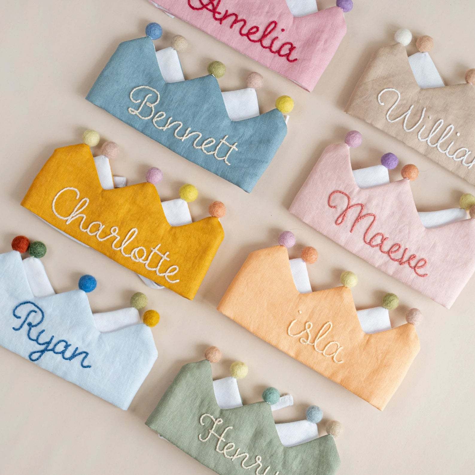 Personalized First Birthday Crown – Handmade Keepsake for Special Occasions