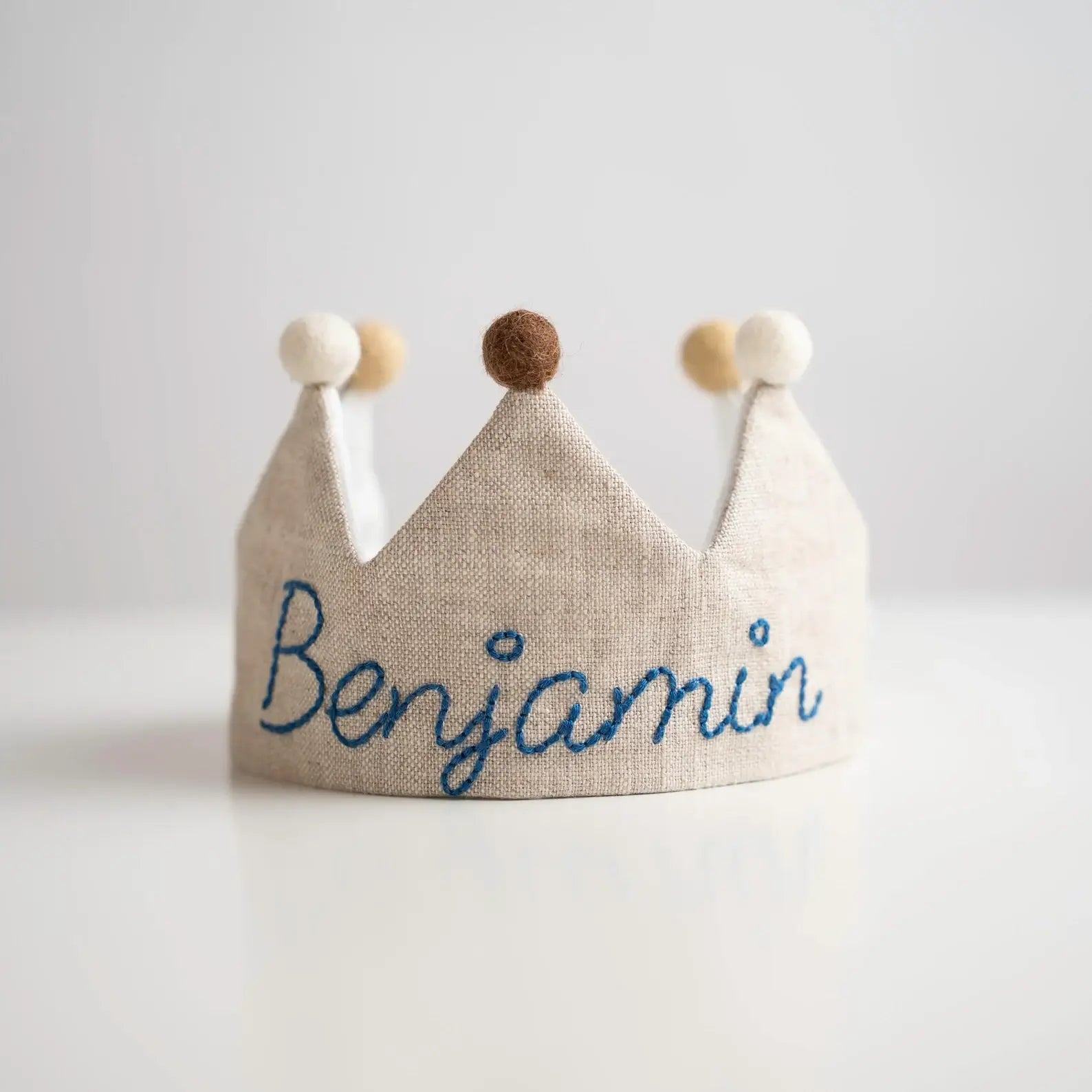 Personalized First Birthday Crown – Handmade Keepsake for Special Occasions