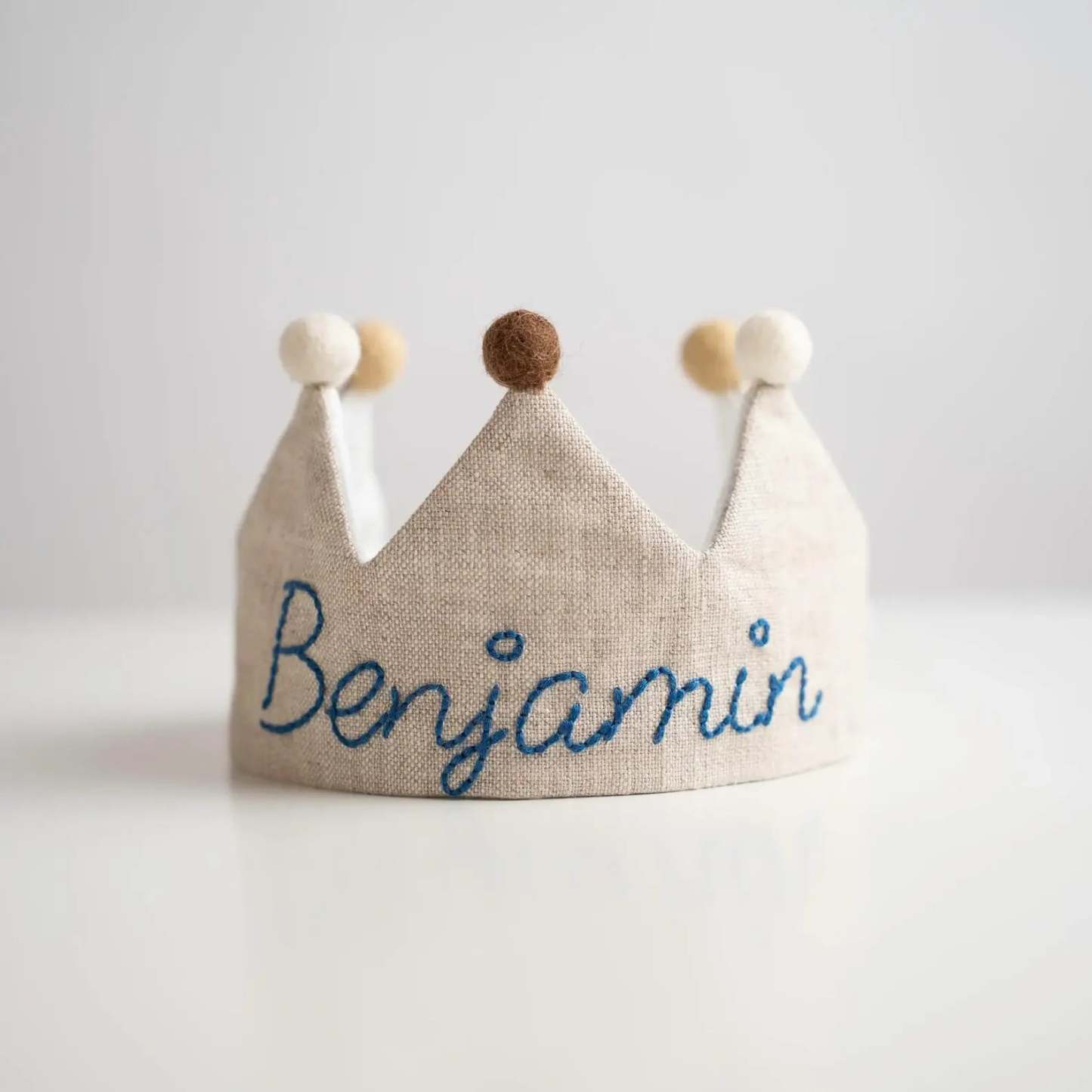 Personalized First Birthday Crown – Handmade Keepsake for Special Occasions