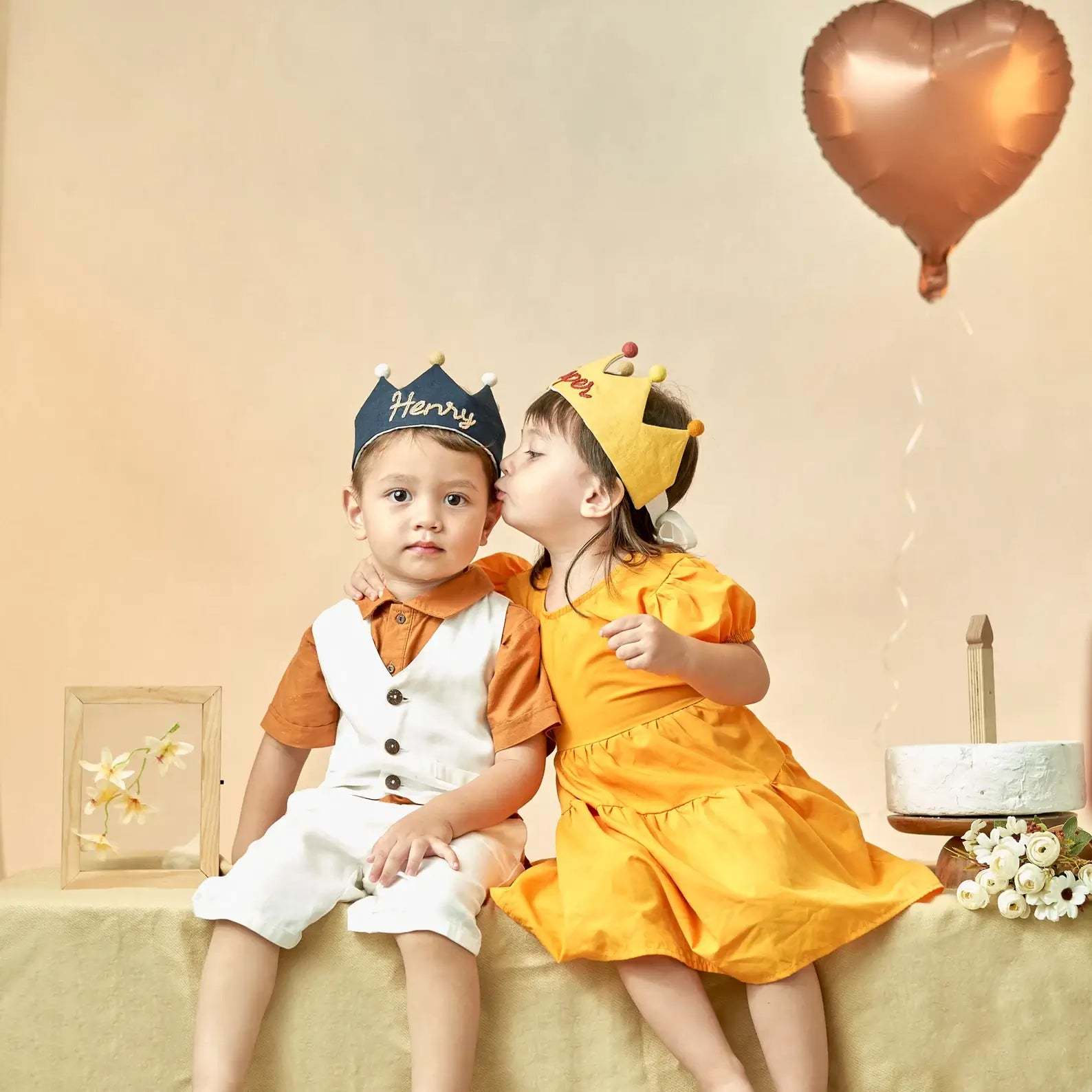 Personalized First Birthday Crown – Handmade Keepsake for Special Occasions