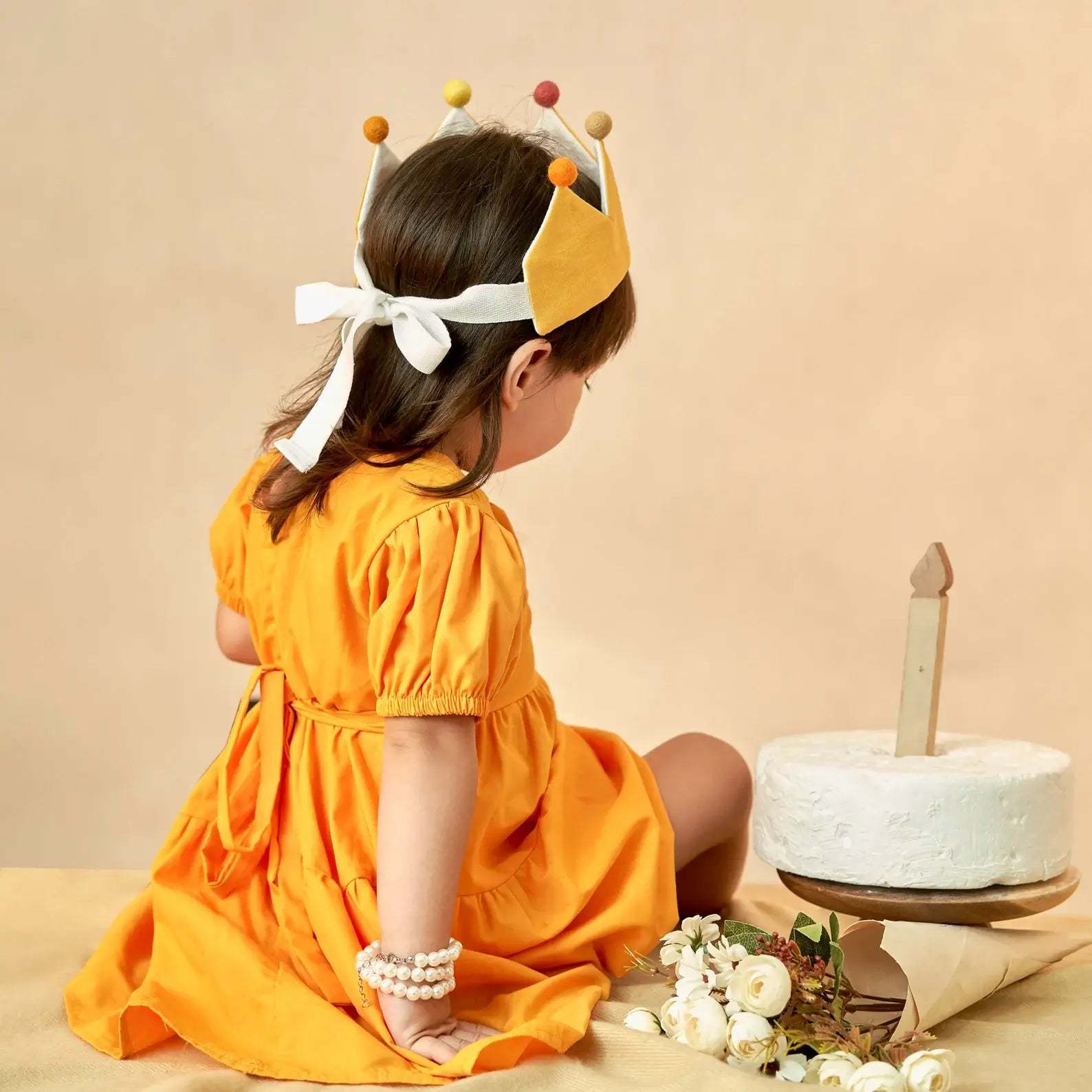 Personalized First Birthday Crown – Handmade Keepsake for Special Occasions