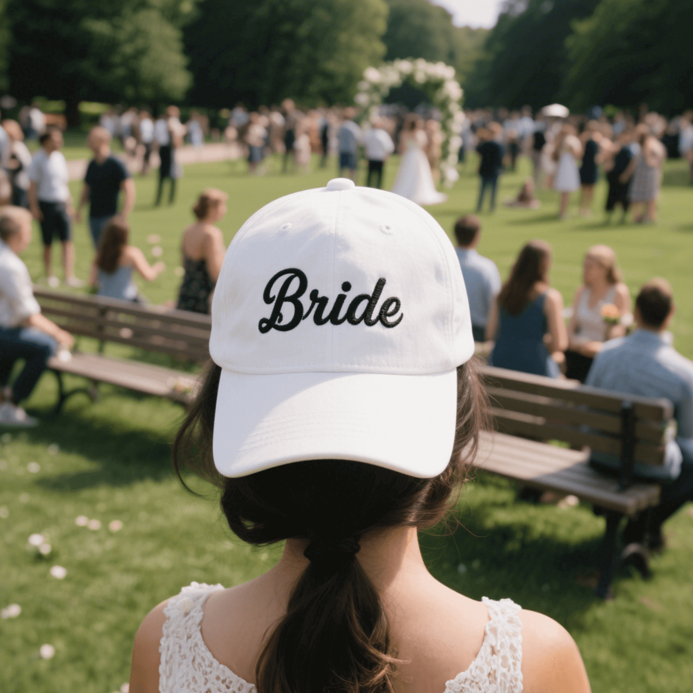 Personalized Wedding Party Embroidered Baseball Caps