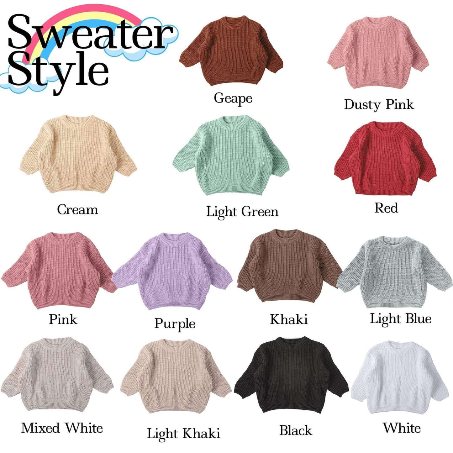 Custom Embroidered Baby Name Sweater – Light & Soft Personalized Gift