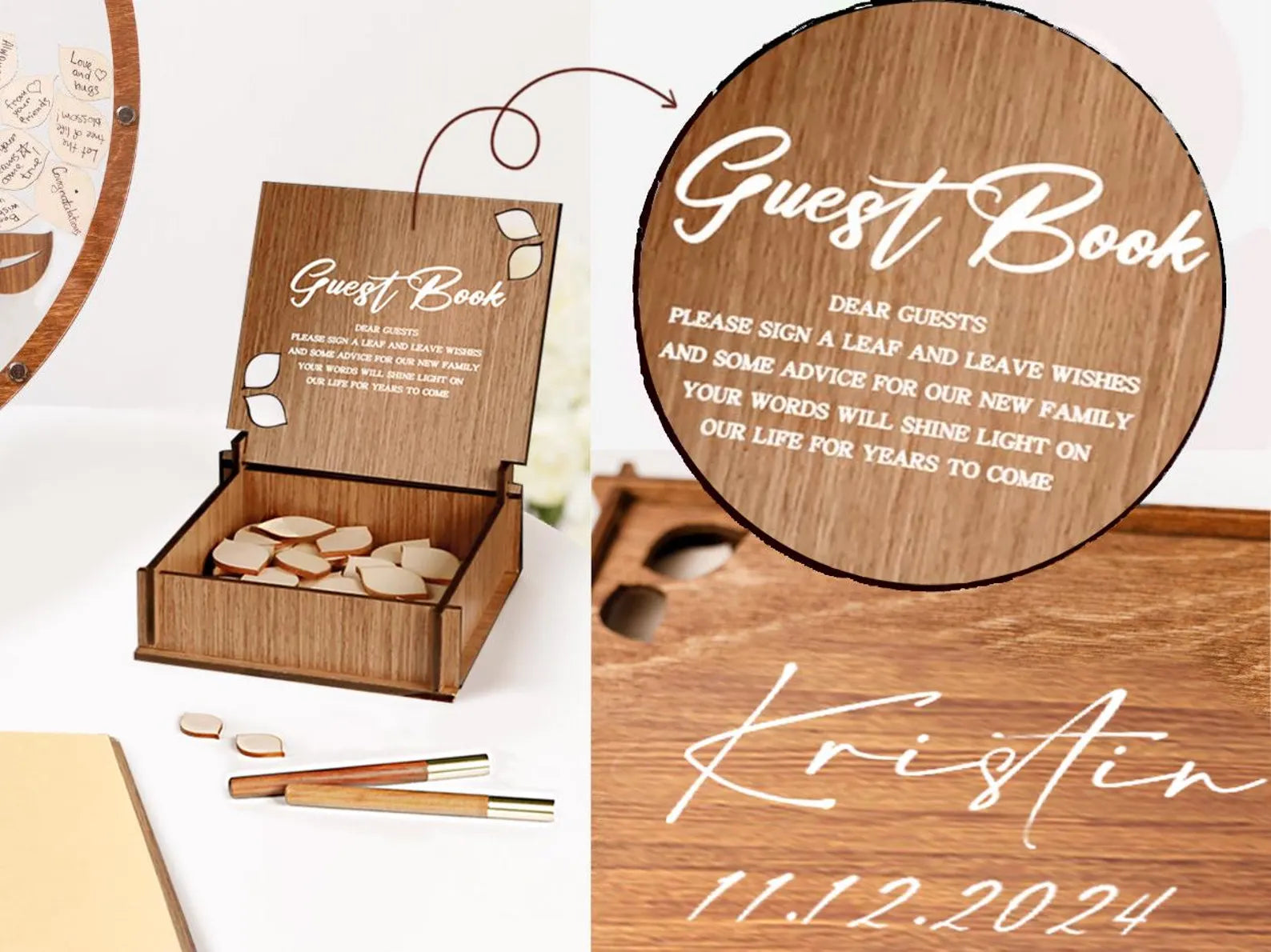 Personalized Family Tree Wedding Guest Book – A Meaningful Alternative for Your Wedding
