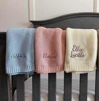 Personalized baby blanket with name - Perfect Gift for Newborns & Toddlers