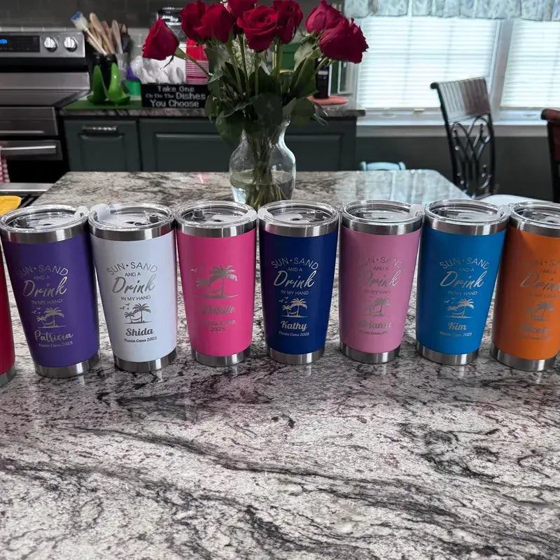 Best Personalized Travel Gifts --custom 20oz tumbler