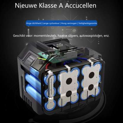 Lithium-ionbatterij 21V4.0Ah Elektrische snoeizaag Kettingzaag Tuingereedschap Lithium-ionbatterij