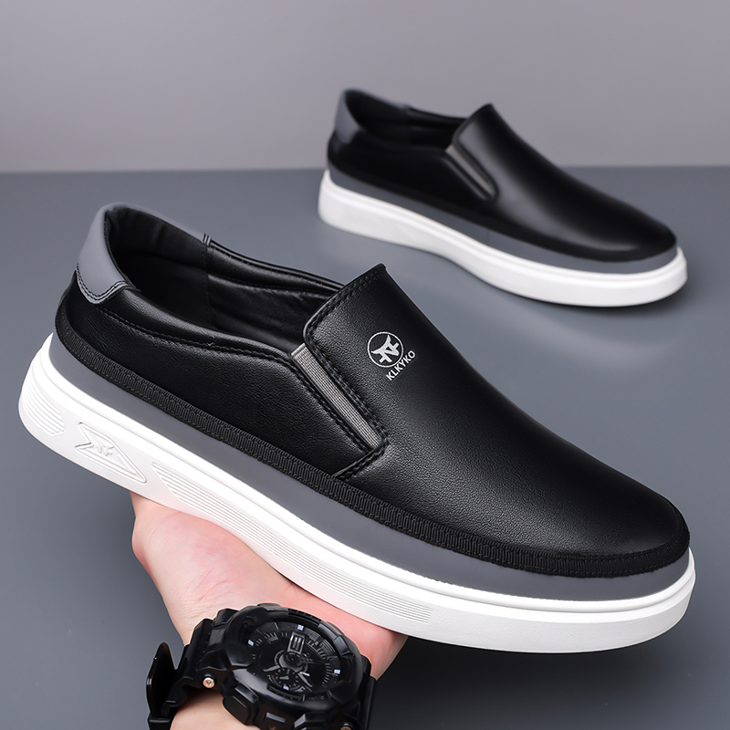 Men's Fashion Calfskin Leather Shoes