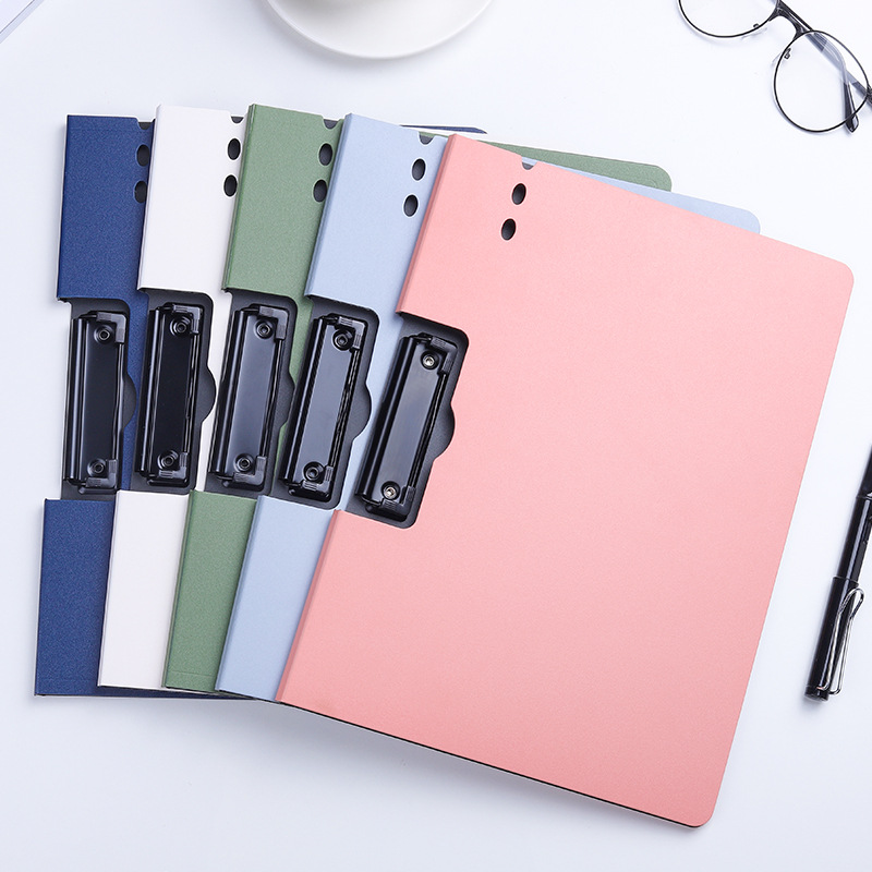 10PCS Folder board, horizontal and vertical data report archives dual clip multifunctional book clip