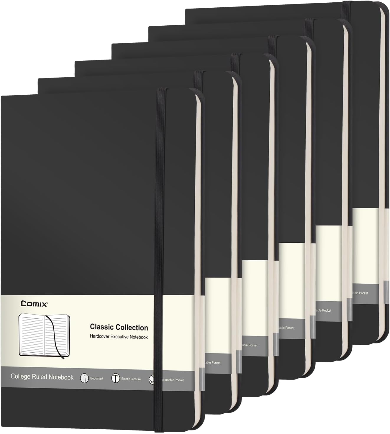 Legal Notepads 8.5 x 11, Pack of 12 - Perforated Wide Ruled Writing Pad - Premium Thick Paper, No Ink Bleeding 