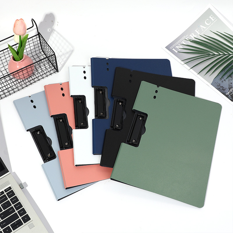 10PCS Folder board, horizontal and vertical data report archives dual clip multifunctional book clip