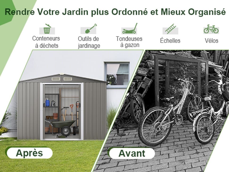 organisateur d鈥檕utils avec portes doubles