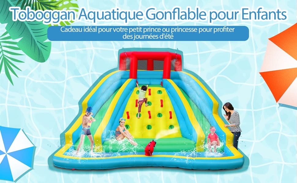 toboggan gonflable