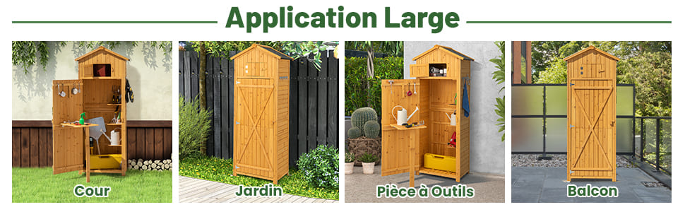 armoire de rangement d鈥檕utils de jardin