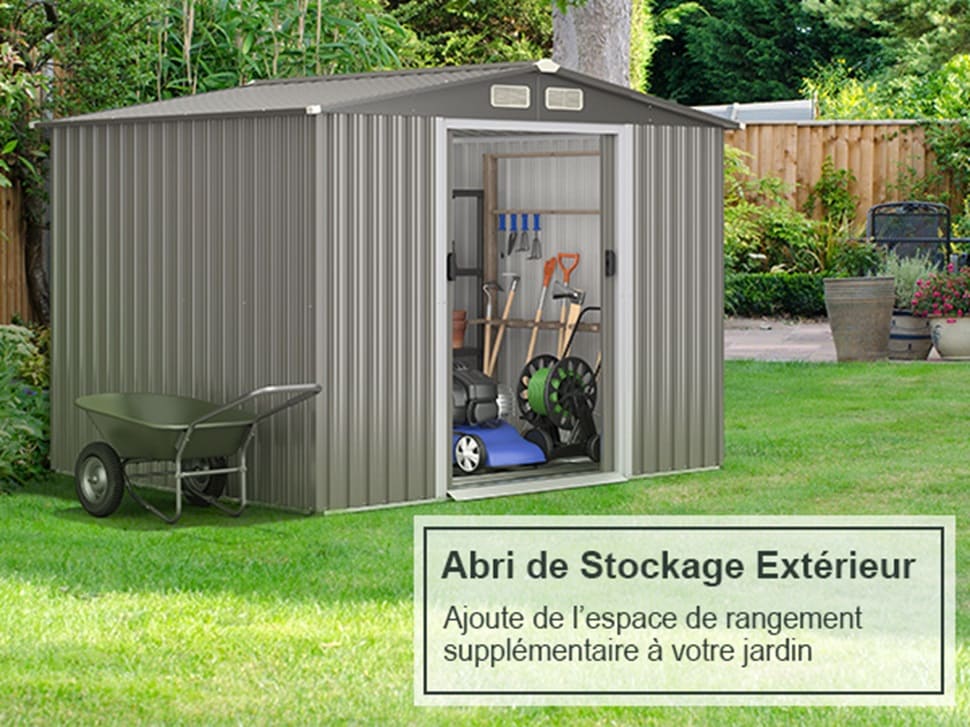Hangar de stockage en mtal