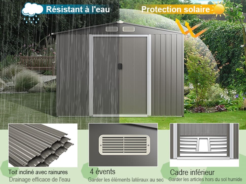 rangement d鈥檕utils utilitaires pour jardin