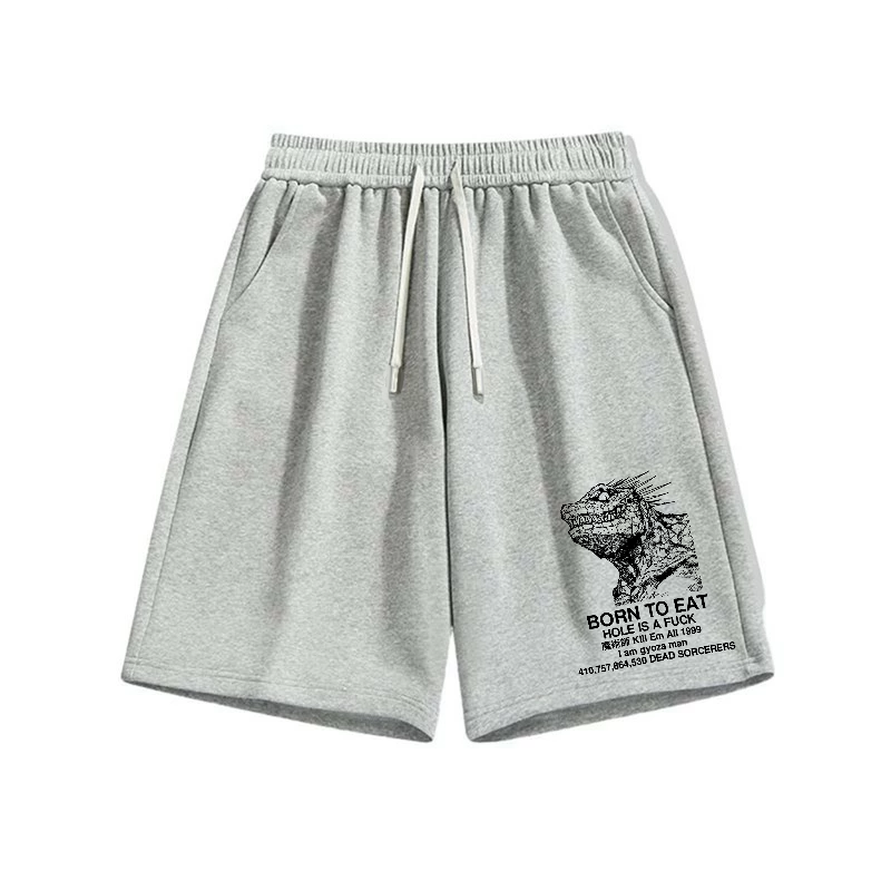Born to eat Cotton Casual Shorts