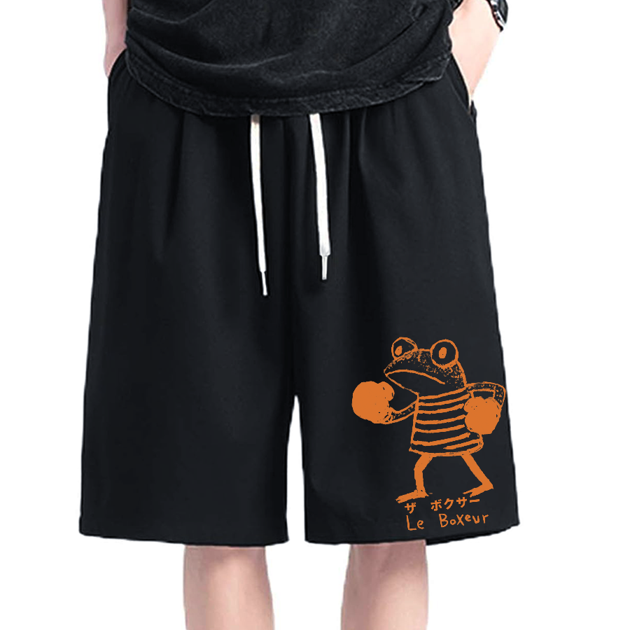 Frog Boxer Cotton Casual Shorts