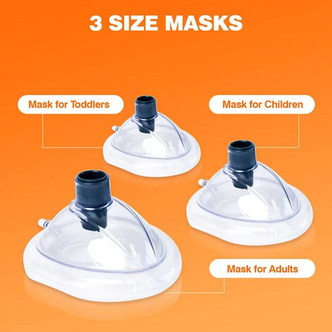 All Ages, 3 Masks & Wall mount & Dust-Proof Bag Included