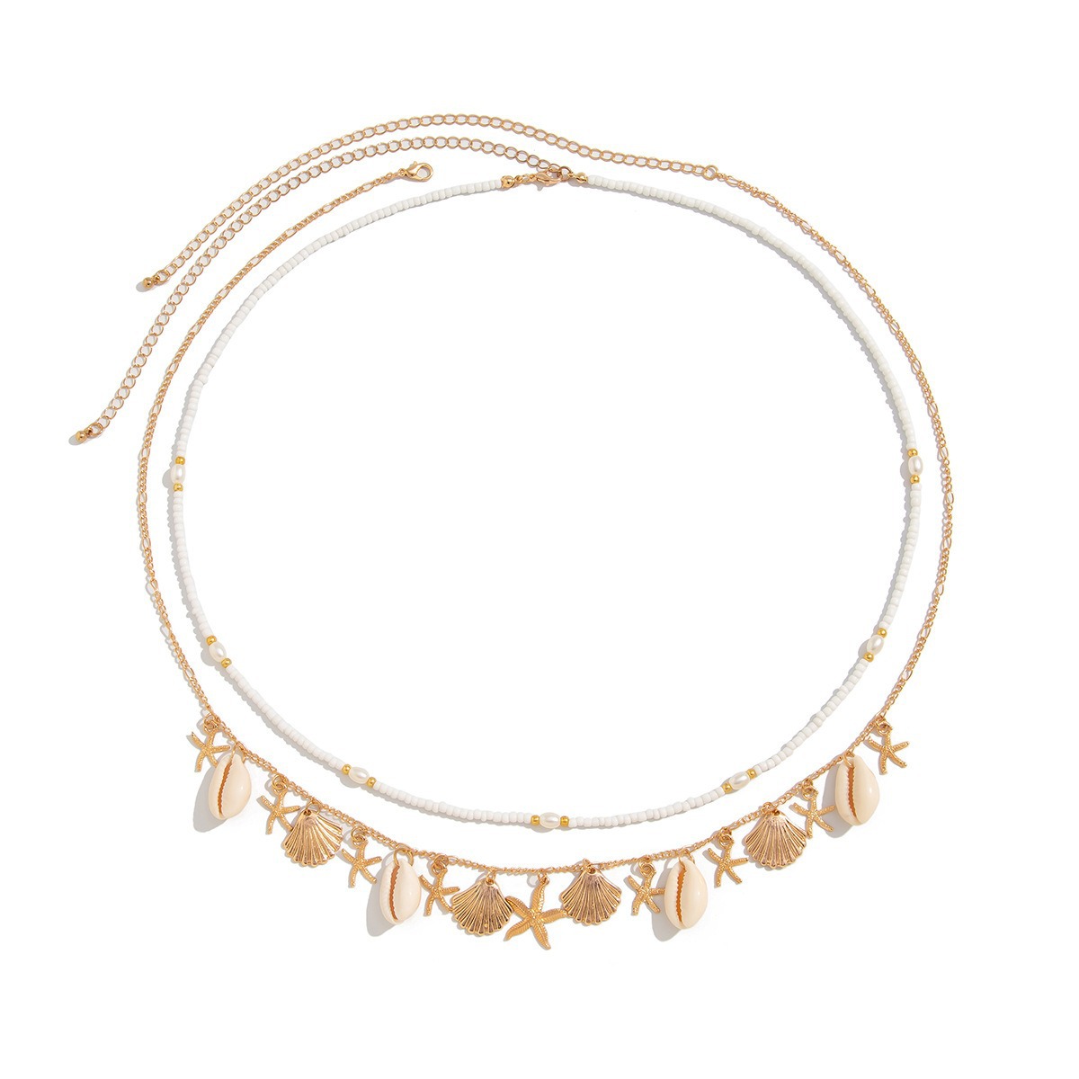 Bohemian Beach Starfish Shell Waist Chain