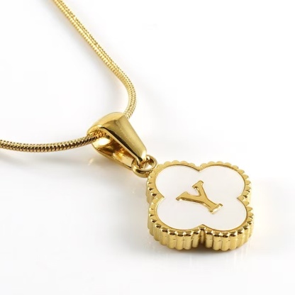 Clover Letter Necklace