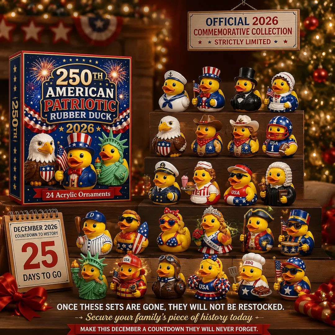 🎉 Limited Edition!🔥2026 American Patriotic Duck Advent Calendar