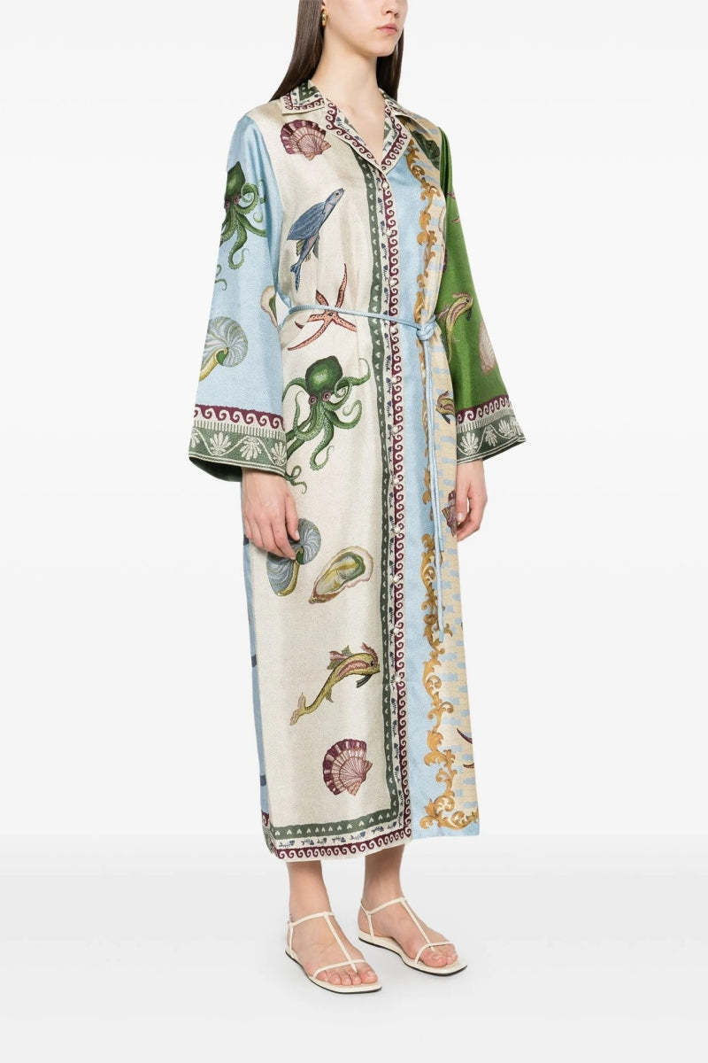 Relaxed Fit Linen Gown